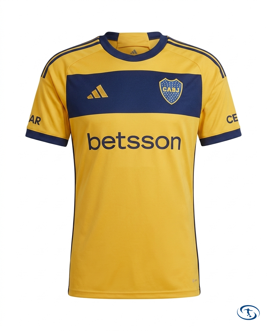 Boca Juniors Jersey Away 2025/26 - Adidas Men's - Yellow - Packshot | Sant Sport