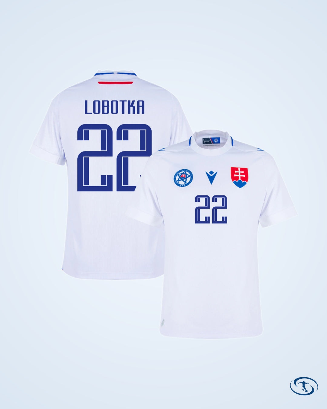 Slovakia Away Labotka 22 Shirt 2024-2025 (Fan Style Printing) - Men's