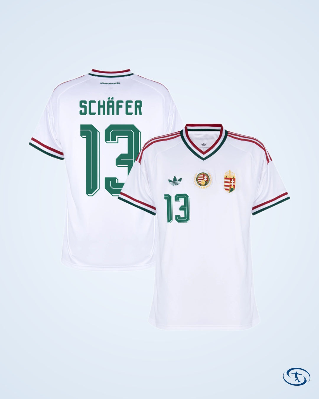 Hungary Away Shirt 2026-2027 Fan Version (Official Printing)