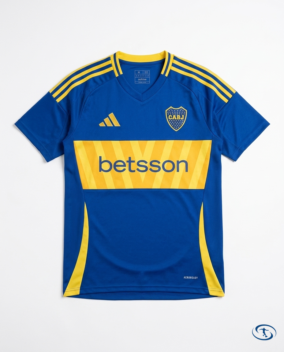 Boca Juniors Jersey Home 24/25 - Adidas Men's - Blue e Amarelo - Packshot | Sant Sport