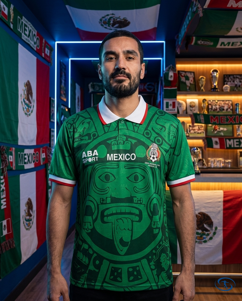 Camisa Seleção México Home Retrô 1998 Torcedor Masculina - Copa do Mundo - Front View | Sant Sport