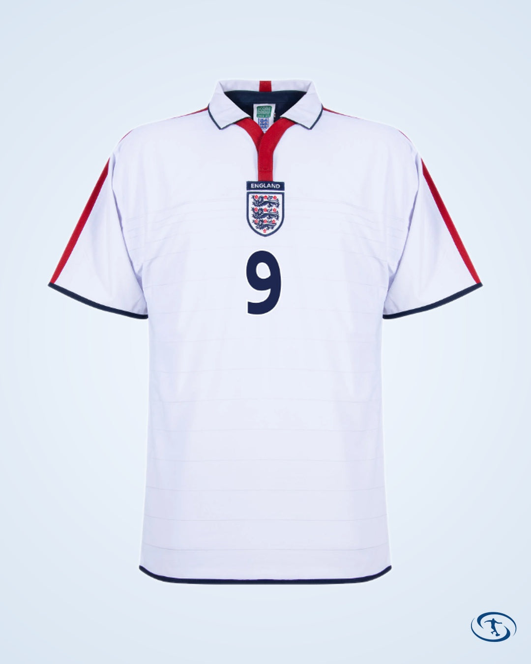 Score Draw England Retro Home Rooney 9 Shirt 2004-2005 (Retro Flex Printing) - Men's | Sant Sport