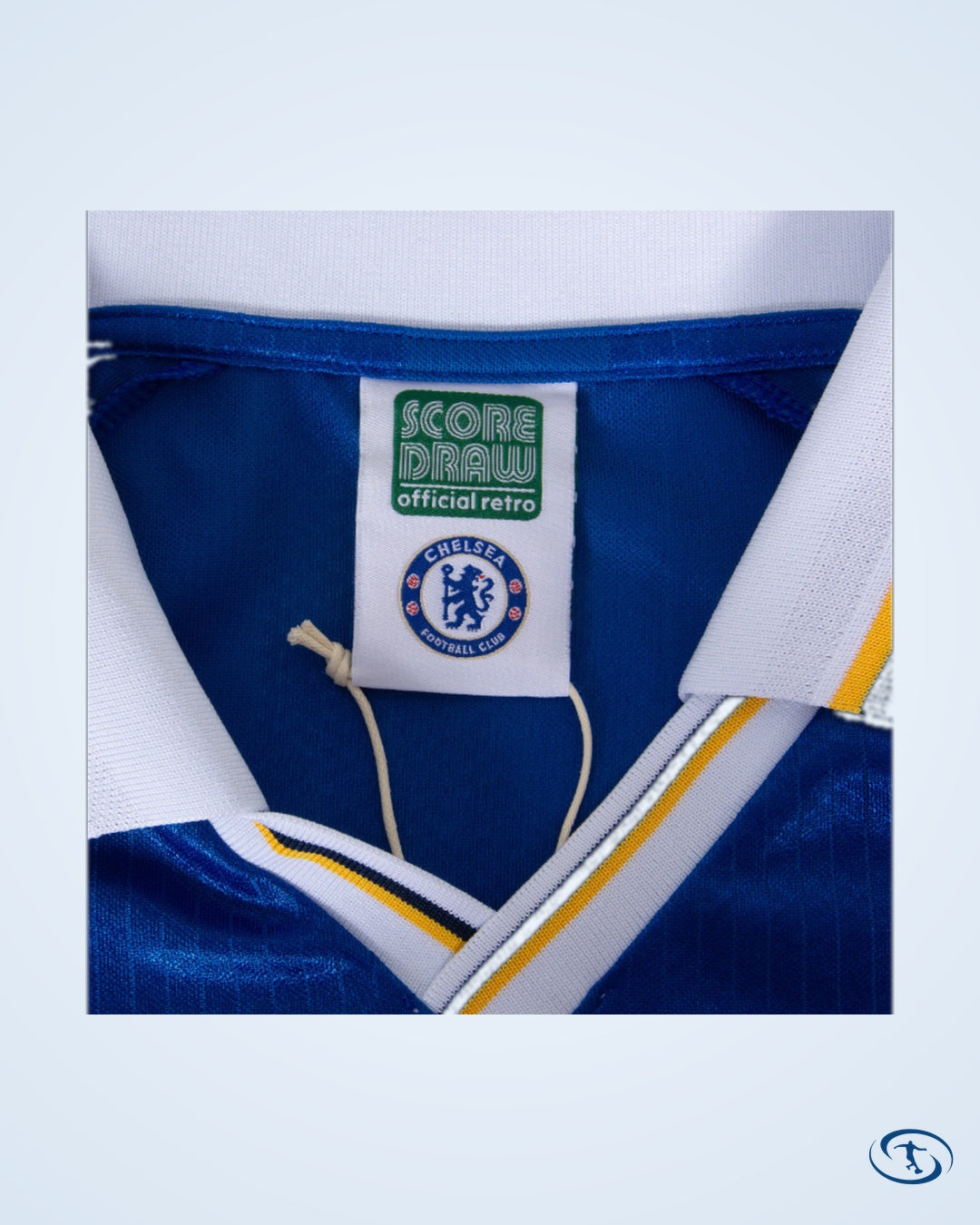Score Draw Chelsea Home ECWC Final Retro Shirt 1998-1999 - Men's | Sant Sport