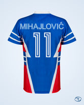 Yugoslavia Home Player Retro Jersey 1990-1991 (Retro Flock Printing) - Men's