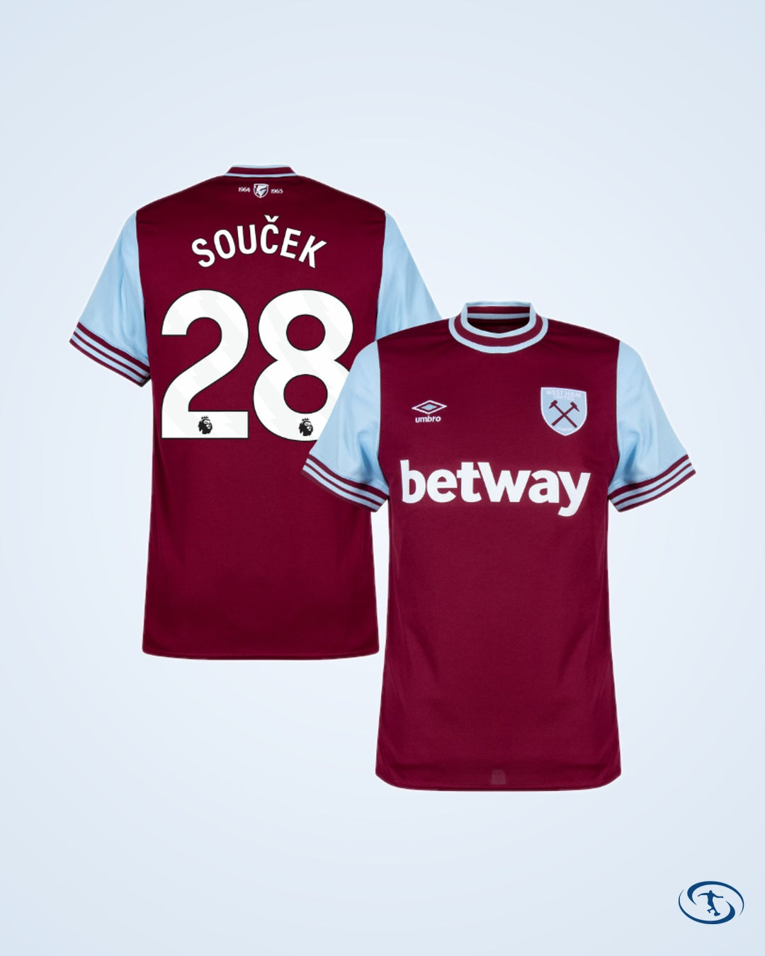 West Ham Home Players Shirts 2024-2025 (Premier League) - Men's