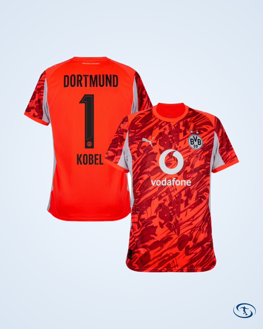Borussia Dortmund Green GK Kobel 1 Shirt 2025-2026 (Official Printing) - Men's