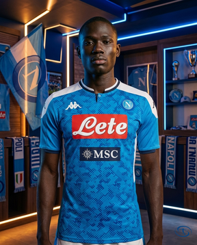 Camisa Napoli Retrô Home 19/20 Torcedor - Azul - Front View | Sant Sport