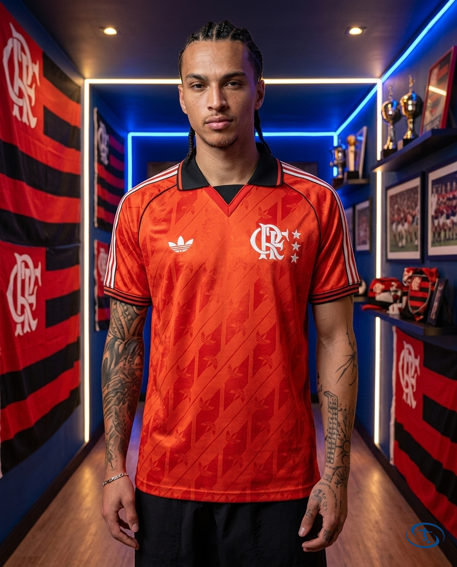 Camisa Flamengo Edição Especial 2024/25 - Torcedor Adidas Masculino - Vermelho - Front View | Sant Sport