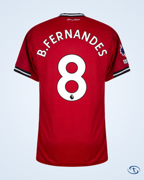Man Utd Home B.Fernandes 8 Shirt 2025-2026 - Men's