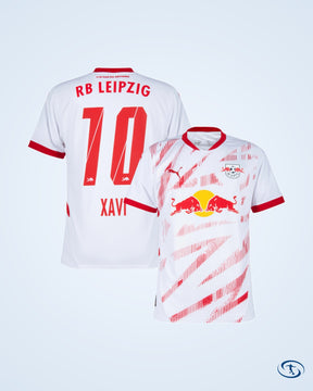 RB Leipzig Home Xavi 10 Shirt 2024-2025 (Official Printing) - Men's