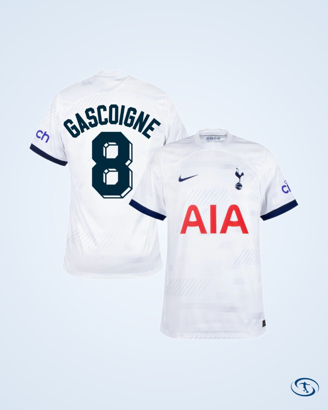 Tottenham Home Gascoigne 8 Jersey 2023-2024 (Legend Printing) - Men's
