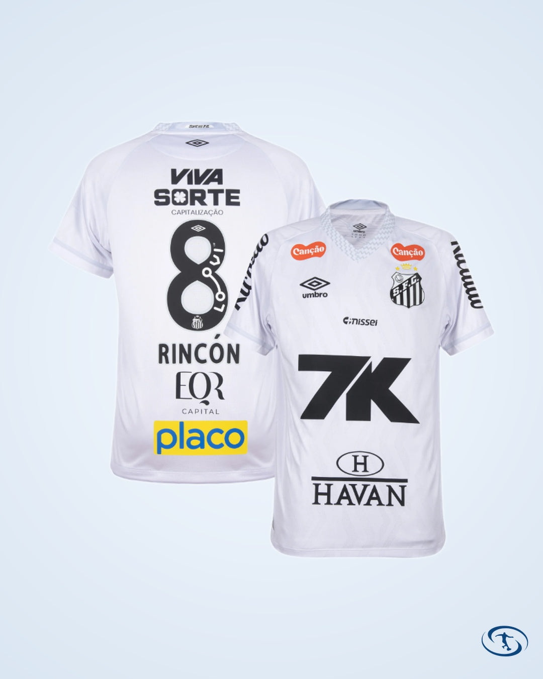 Club Santos Home Rincón 8 Shirt - Men's