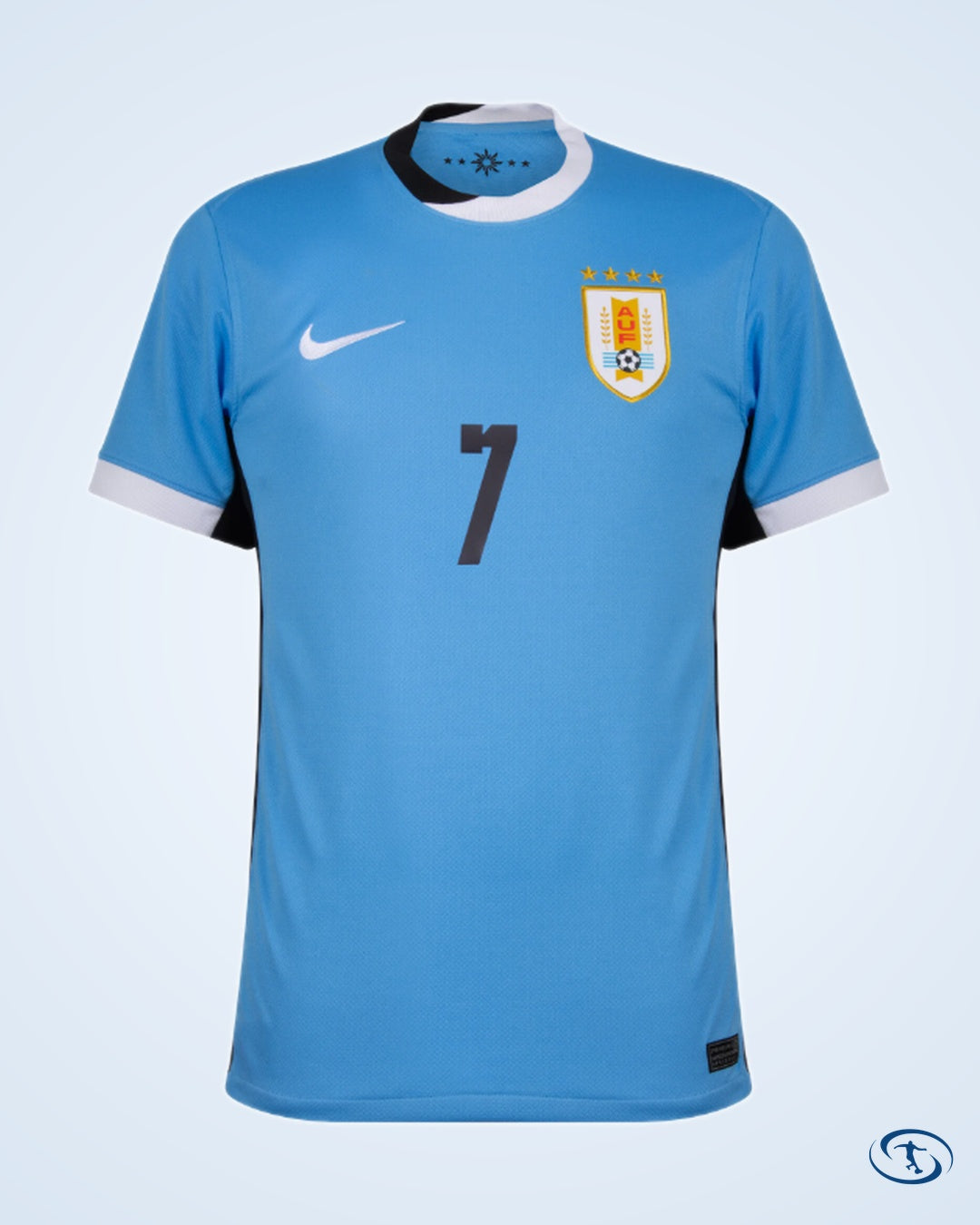 Uruguay Home Suárez 7 Shirt 2025 (Wrong Number Print) - Men's | Sant Sport