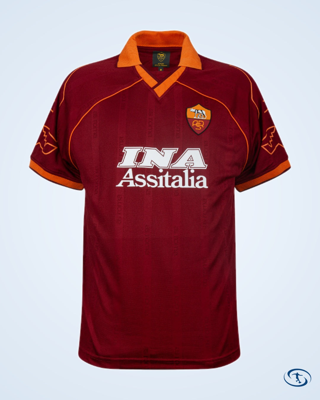 AS Roma Retro Home Shirt 1999-2000 - Men's