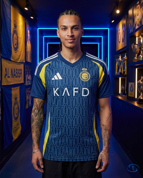 Camisa Al-Nassr Away 24/25 - Torcedor Adidas Masculino - Azul - Front View | Sant Sport