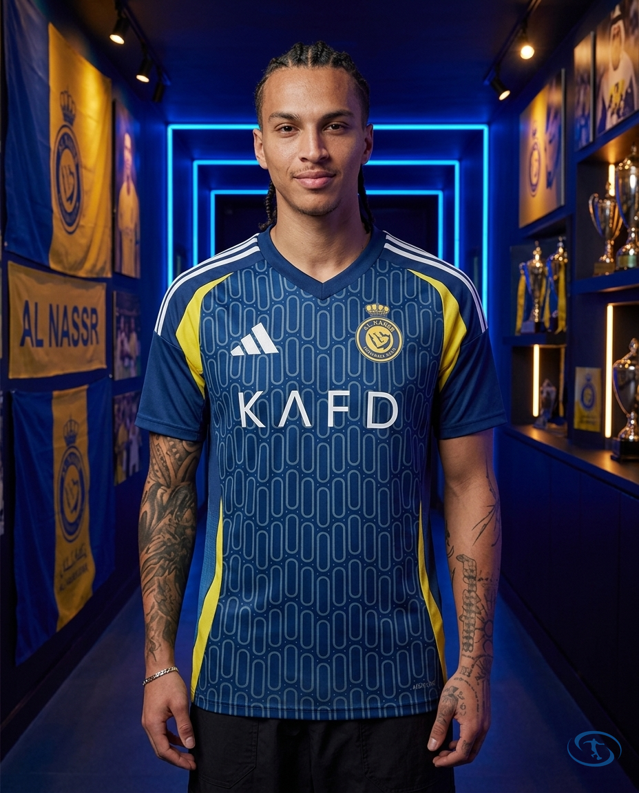 Camisa Al-Nassr Away 24/25 - Torcedor Adidas Masculino - Azul - Front View | Sant Sport