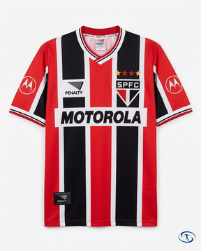 Sao Paulo FC Jersey Retro II 2000/03 Penalty Men's - Black e Vermelho - Packshot | Sant Sport