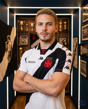 Vasco da Gama Jersey Retro 1997/98 Kappa Men's - White - Side View | Sant Sport