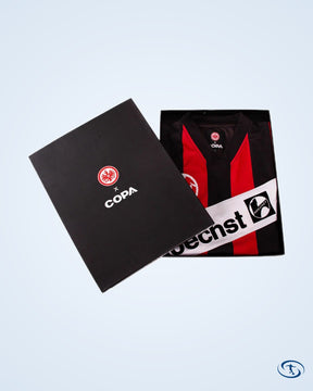 Eintracht Frankfurt Home No.9 Retro Shirt 1990-1991 (Retro Flock Printing) - Men's