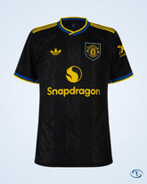 Man Utd 3rd Cantona 7 Shirt 2025-2026 (Retro Flock Printing) - Men's | Sant Sport