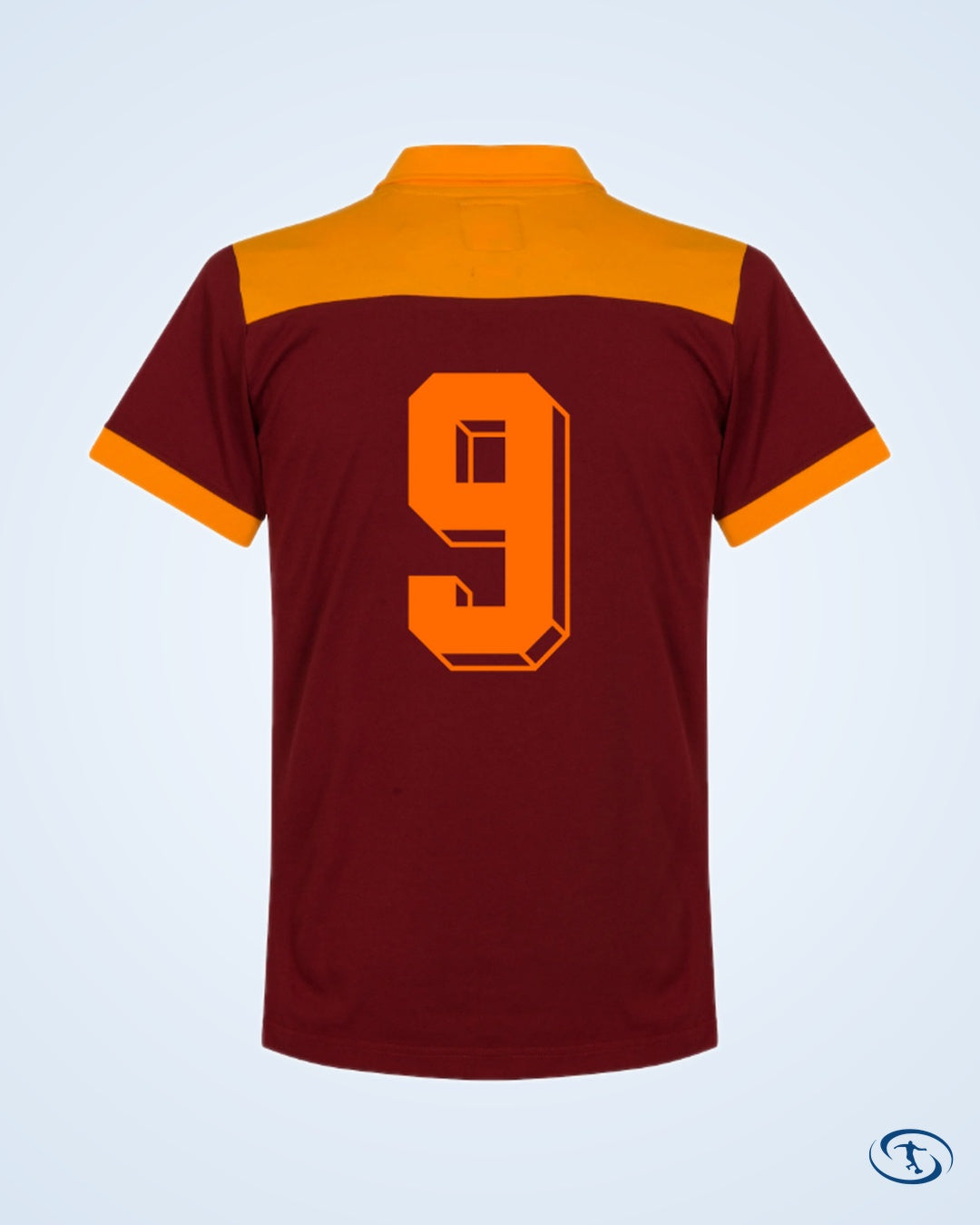 AS Roma No.9 (Pruzzo) Home North American Tour Retro Shirt 1980 - Men's