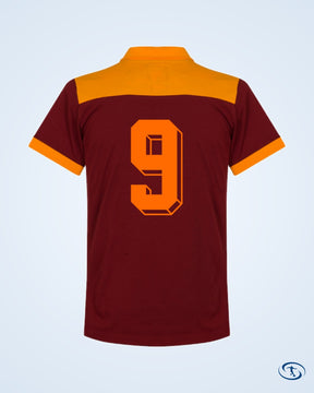 AS Roma No.9 (Pruzzo) Home North American Tour Retro Shirt 1980 - Men's