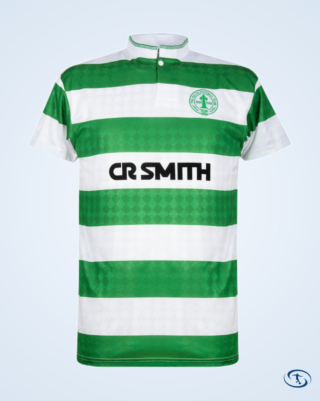 1988 Celtic Centenary Home Retro Thom 10 Shirt (Retro Flock Printing) - Men's | Sant Sport