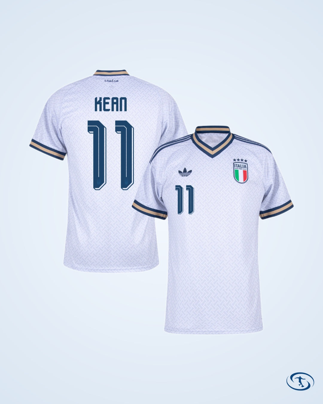 Italy Away Barella 18 Shirt 2026-2027 Fan Version(Official Printing)