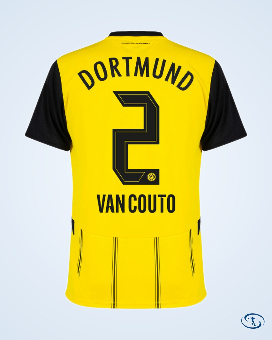 Borussia Dortmund Home Shirt 2024-2025  Fan Version (Official Printing)