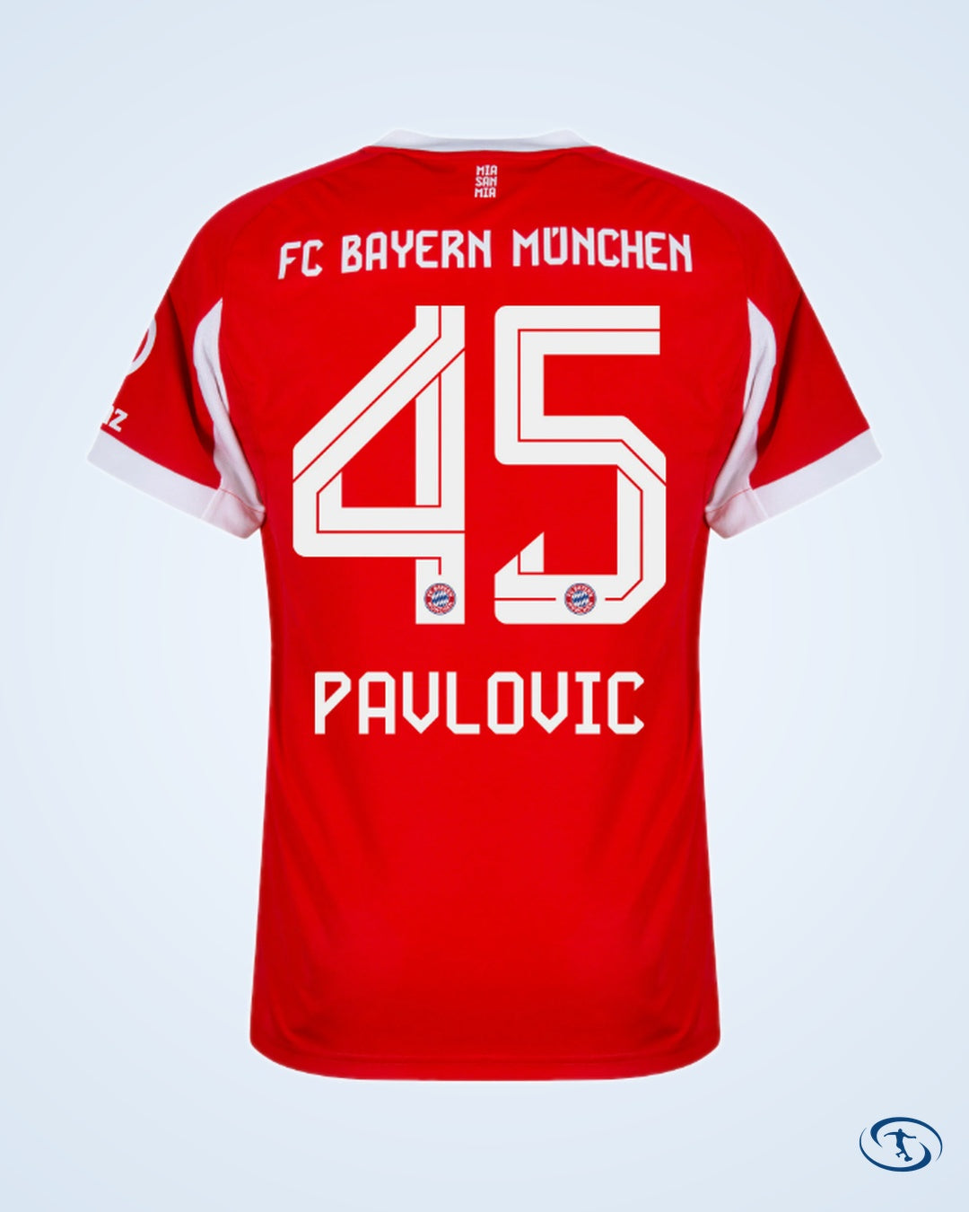 Bayern Munich Home Player Number Shirt 2025-2026 (Official Printing) - Men's