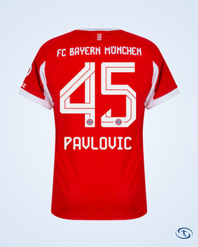Bayern Munich Home Player Number Shirt 2025-2026 (Official Printing) - Men's