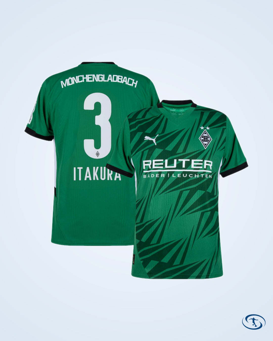 Borussia Mönchengladbach Away Itakura 3 Shirt 2024-2025 (Official Printing) - Men's