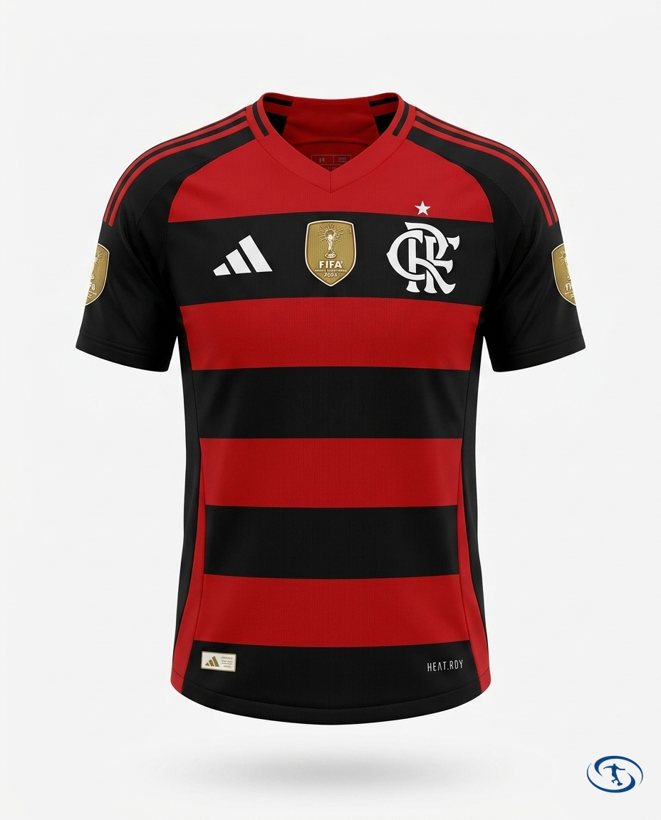 Flamengo Jersey Home 2025/26 - Player Version Adidas Men's - Red - Packshot | Sant Sport