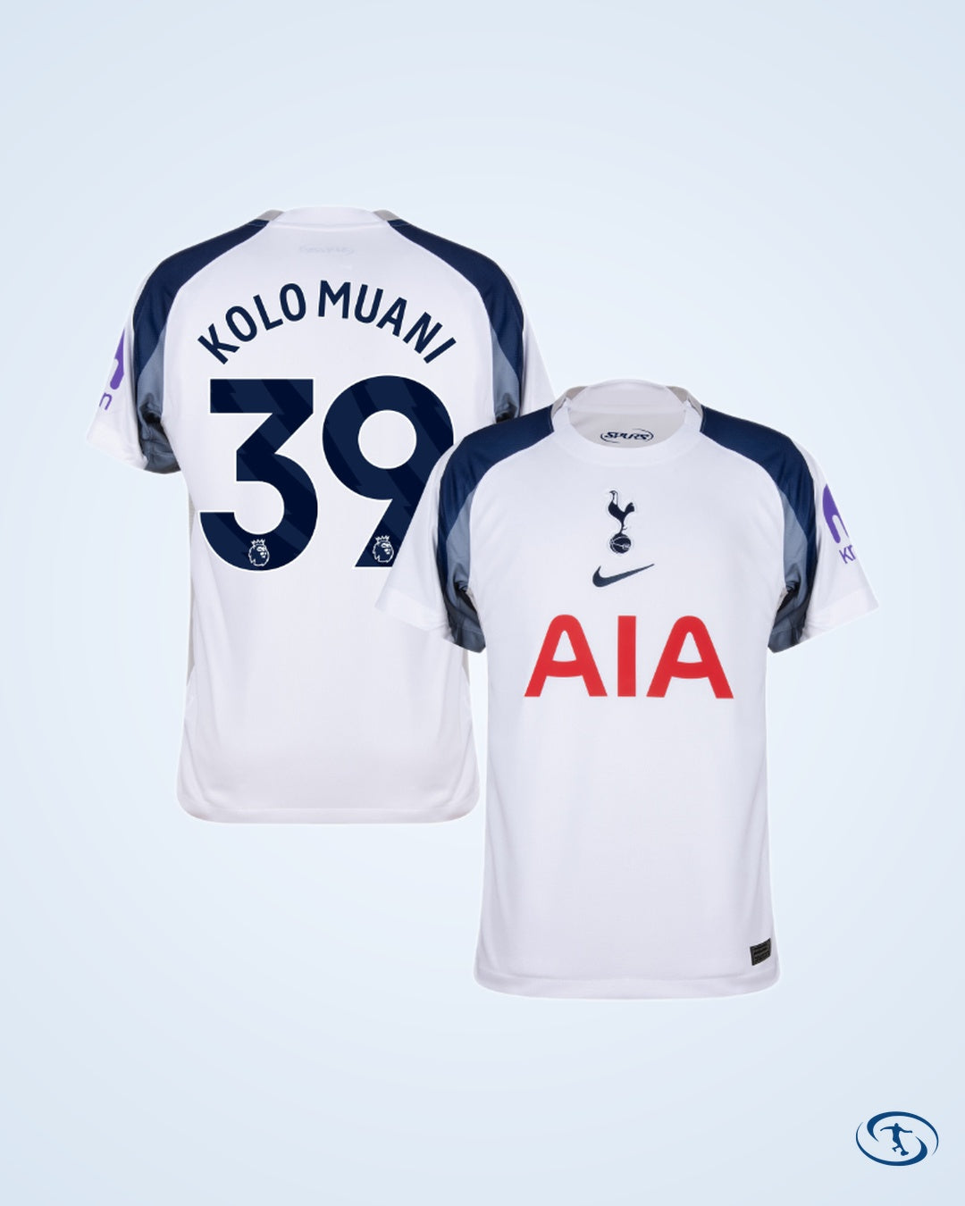 Tottenham Home Players Number Shirt 25-26 (Premier League) - Men's