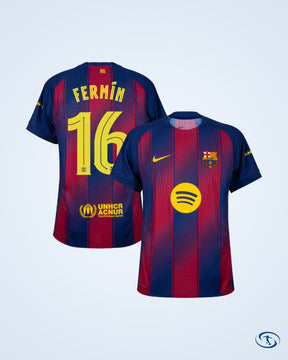 Barcelona Home Player Version Shirt 2025-2026 (Champions League) - Men's