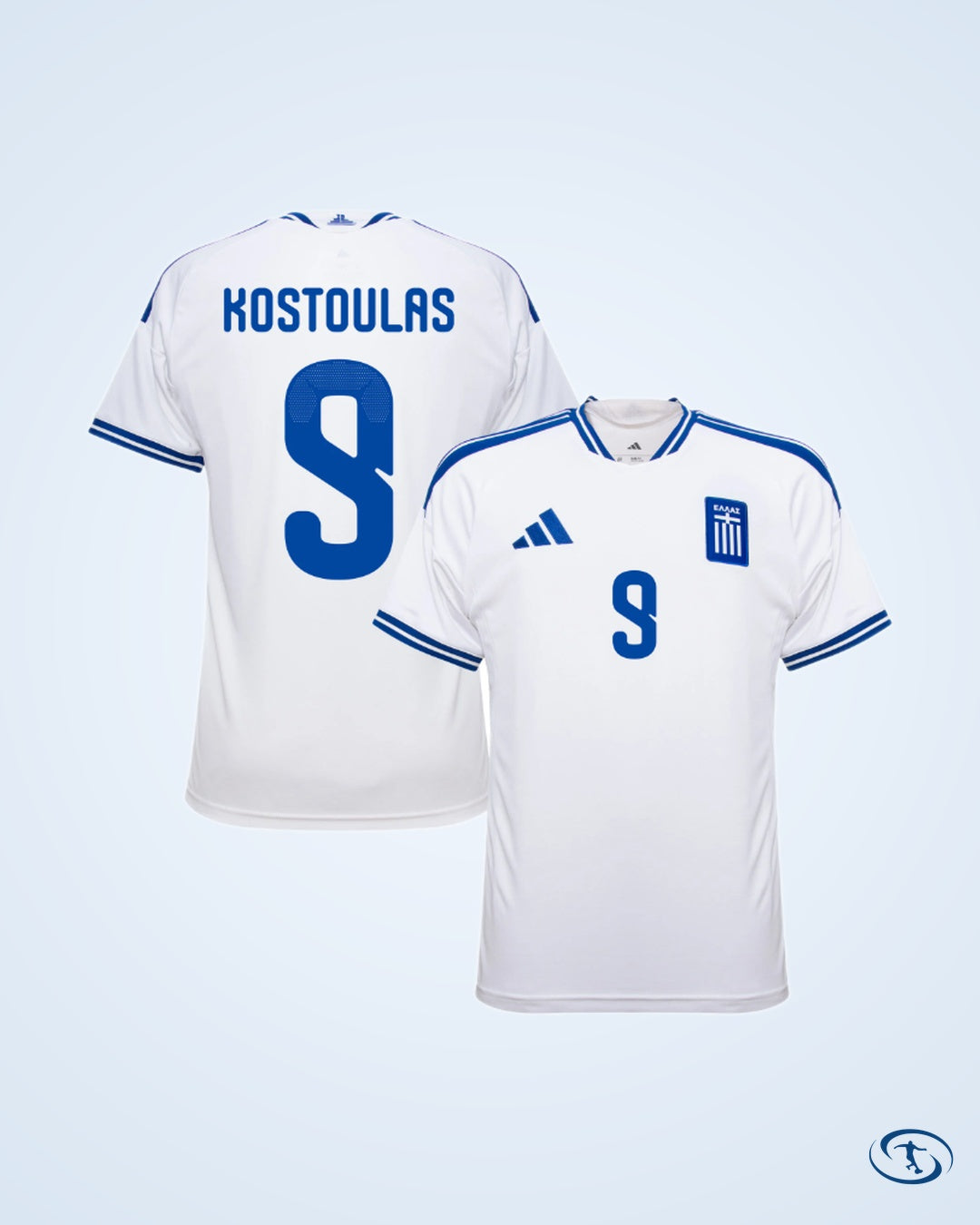Greece Home Shirt 2026-2027 Fan Version (Official Printing) - Men's
