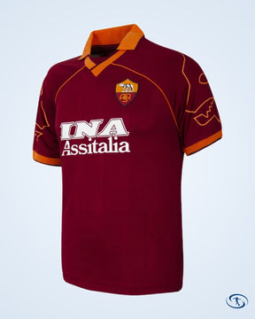 AS Roma Retro Home Shirt 1999-2000 - Men's