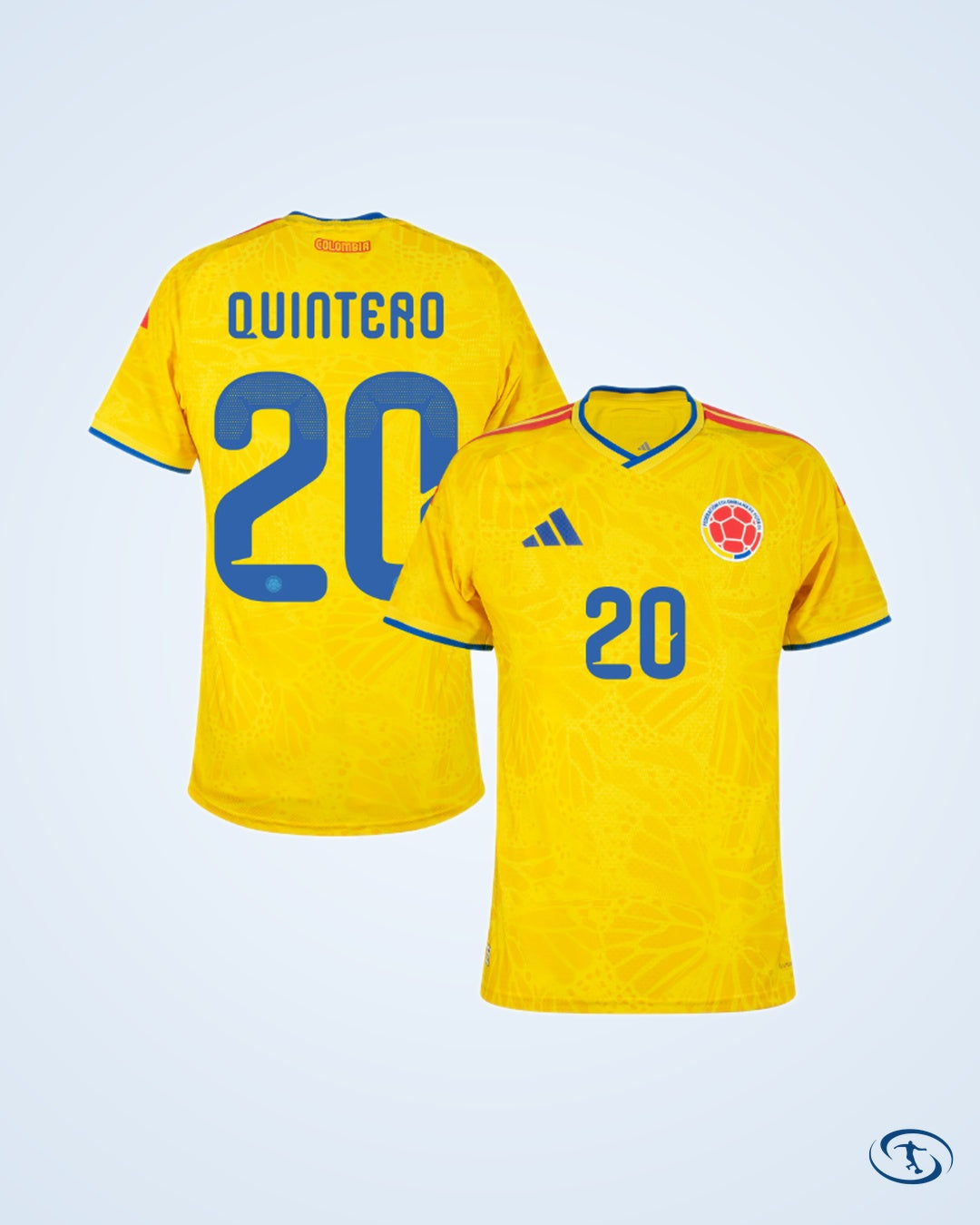 Colombia Authentic Shirt 2026-2027 Player Version (Official Printing)