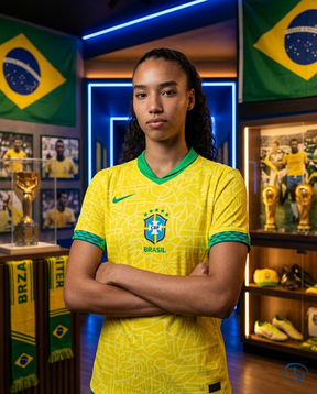 Brazileira I Jersey Home 24/25 - Nike Women's - Yellow - Side View | Sant Sport