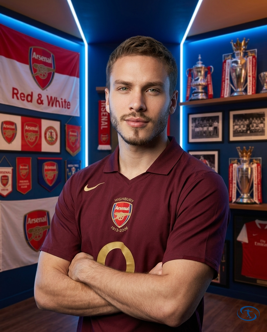 Camisa Arsenal Home Retrô 2005/06 Torcedor Nike Masculino - Bordô Vinho - Side View | Sant Sport