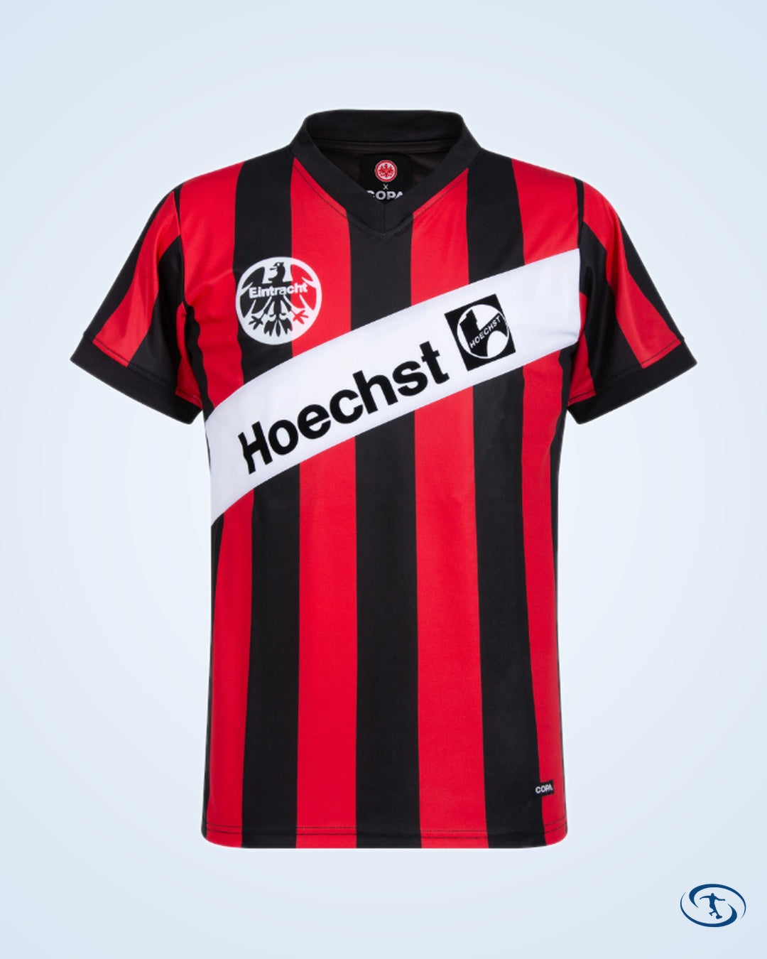 Eintracht Frankfurt Home No.9 Retro Shirt 1990-1991 (Retro Flock Printing) - Men's | Sant Sport