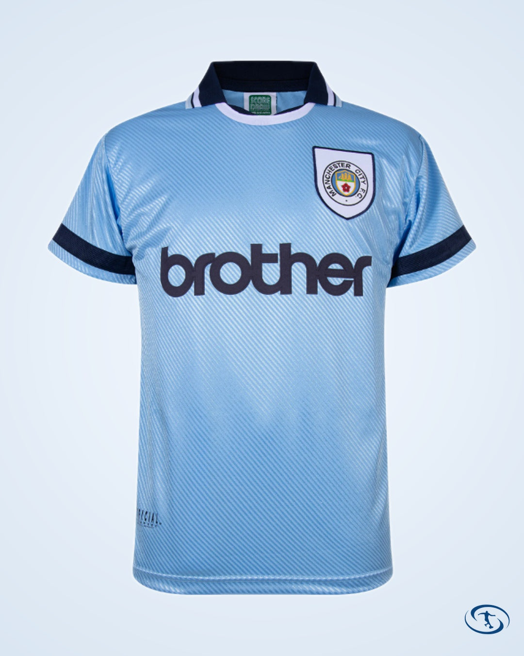 Score Draw Man City Home Retro Shirt 1993-1994 - Men's
