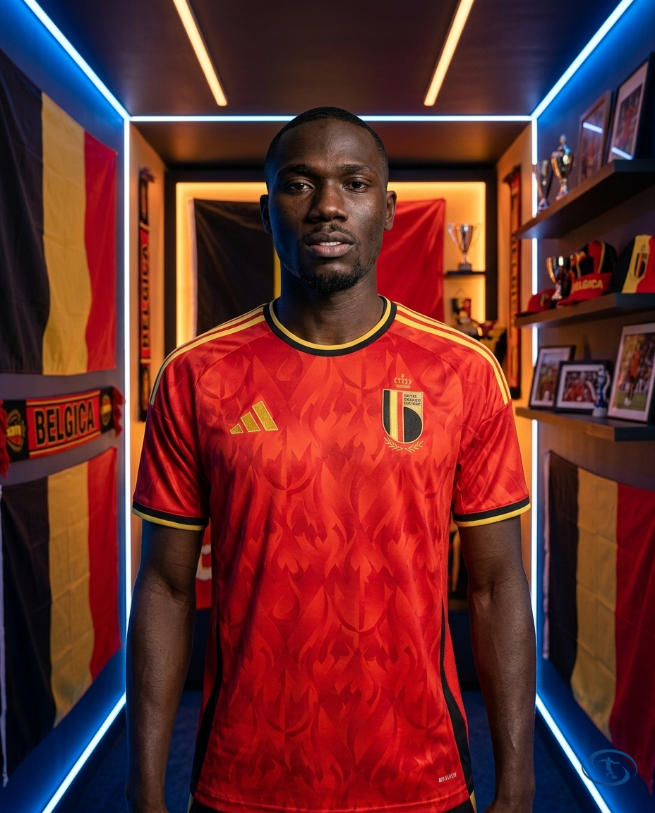 Camisa Bélgica Home 2026/27 Torcedor Adidas Masculino - Front View | Sant Sport
