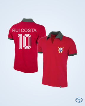 Portugal Home Retro Shirt 1972 (Aztec Flock Printing) - Players Men's