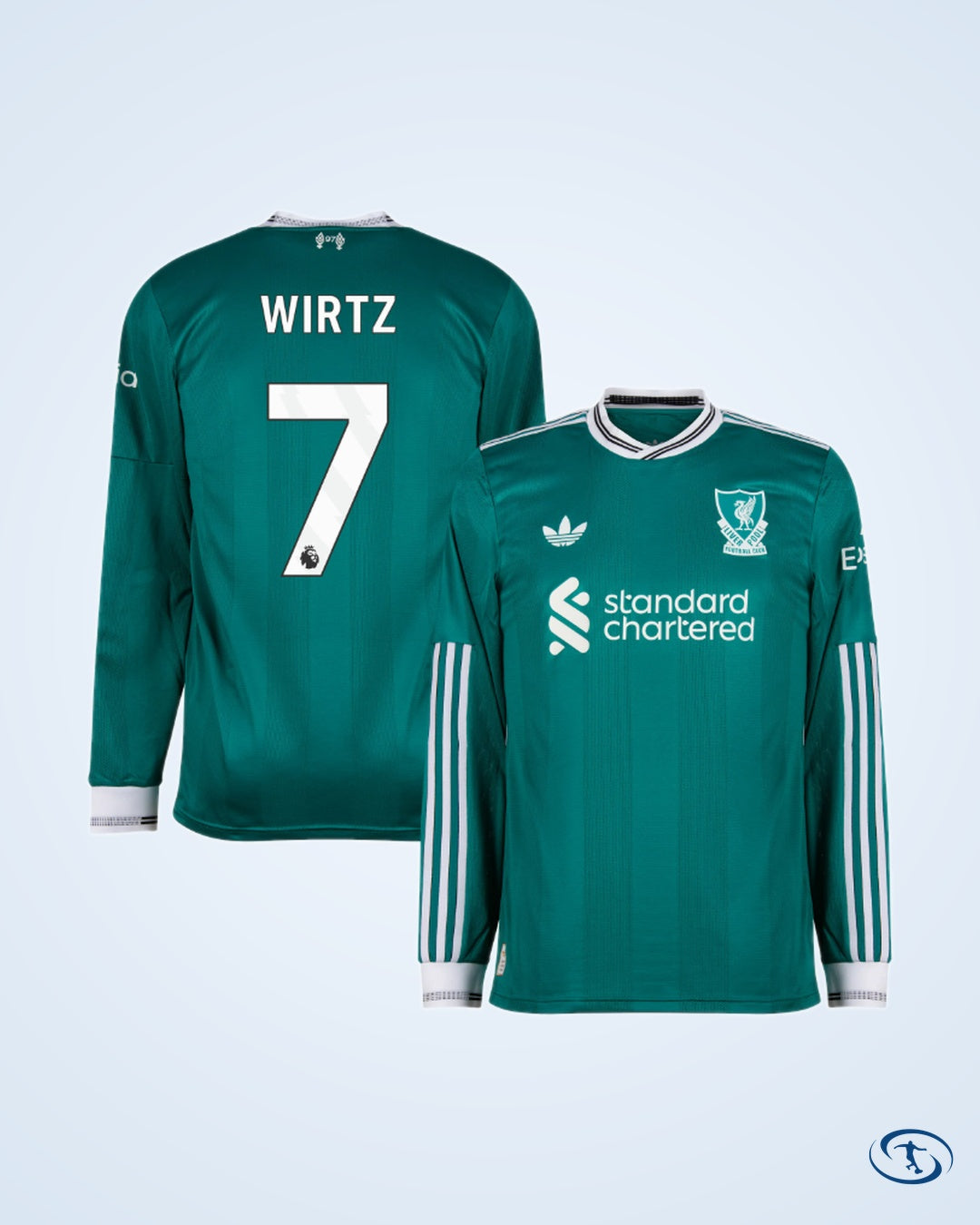 Liverpool Authentic 3rd L/S Isak 9 Shirt 2025-2026 Player Version (Premier League)