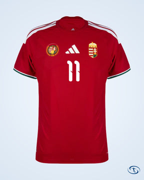 Hungary Authentic Home Kerkez 11 Shirt 2026-2027 (Official Printing) - Men's | Sant Sport