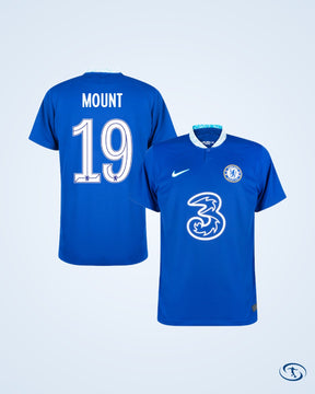 Chelsea Home Mount 19 Shirt (Official Cup Printing) - Men's