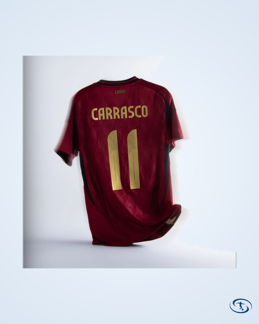 Belgium Home Carrasco 11 Jersey 2024-2025 (Official Printing) - Men's