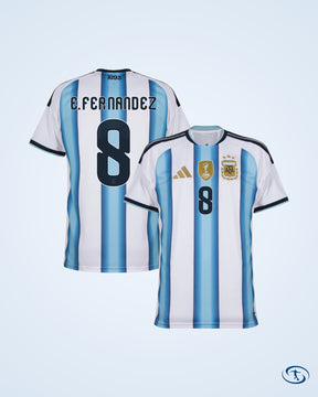 Argentina Home Player Number Shirt 2026-2027 (Official Printing)- Men's