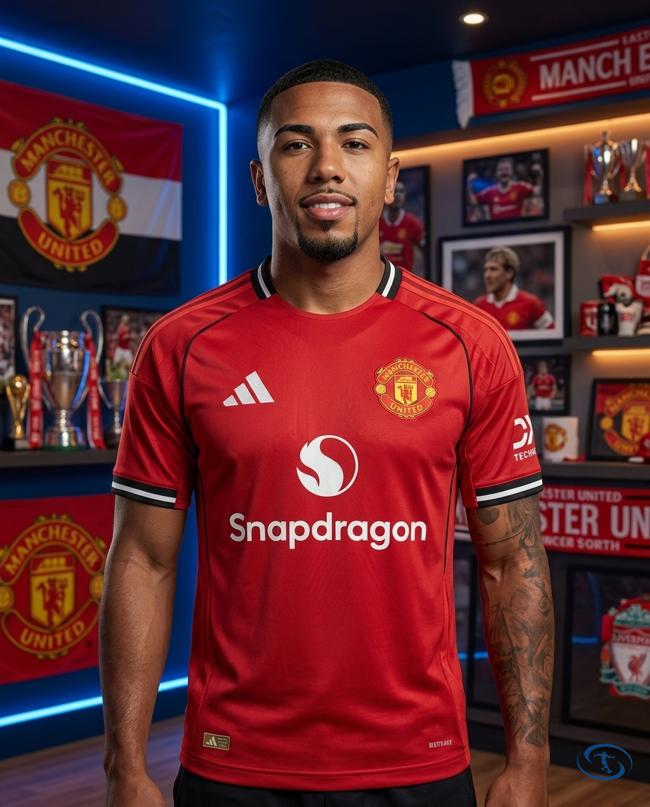 Camisa Manchester United Home 25/26 - Jogador Adidas Masculino - Front View | Sant Sport